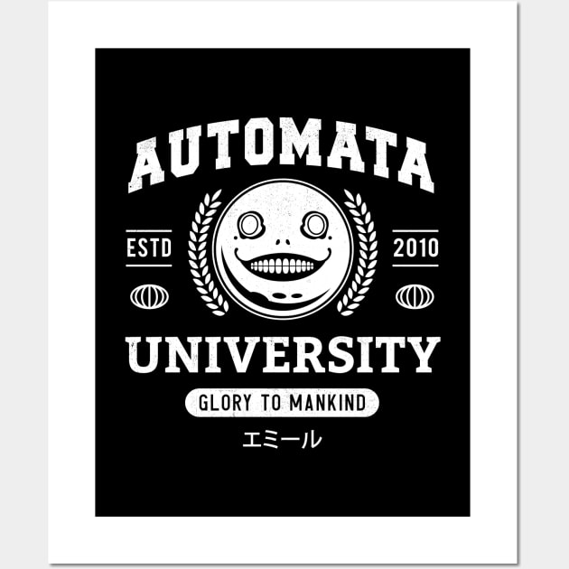 Emil Automata University Wall Art by Lagelantee